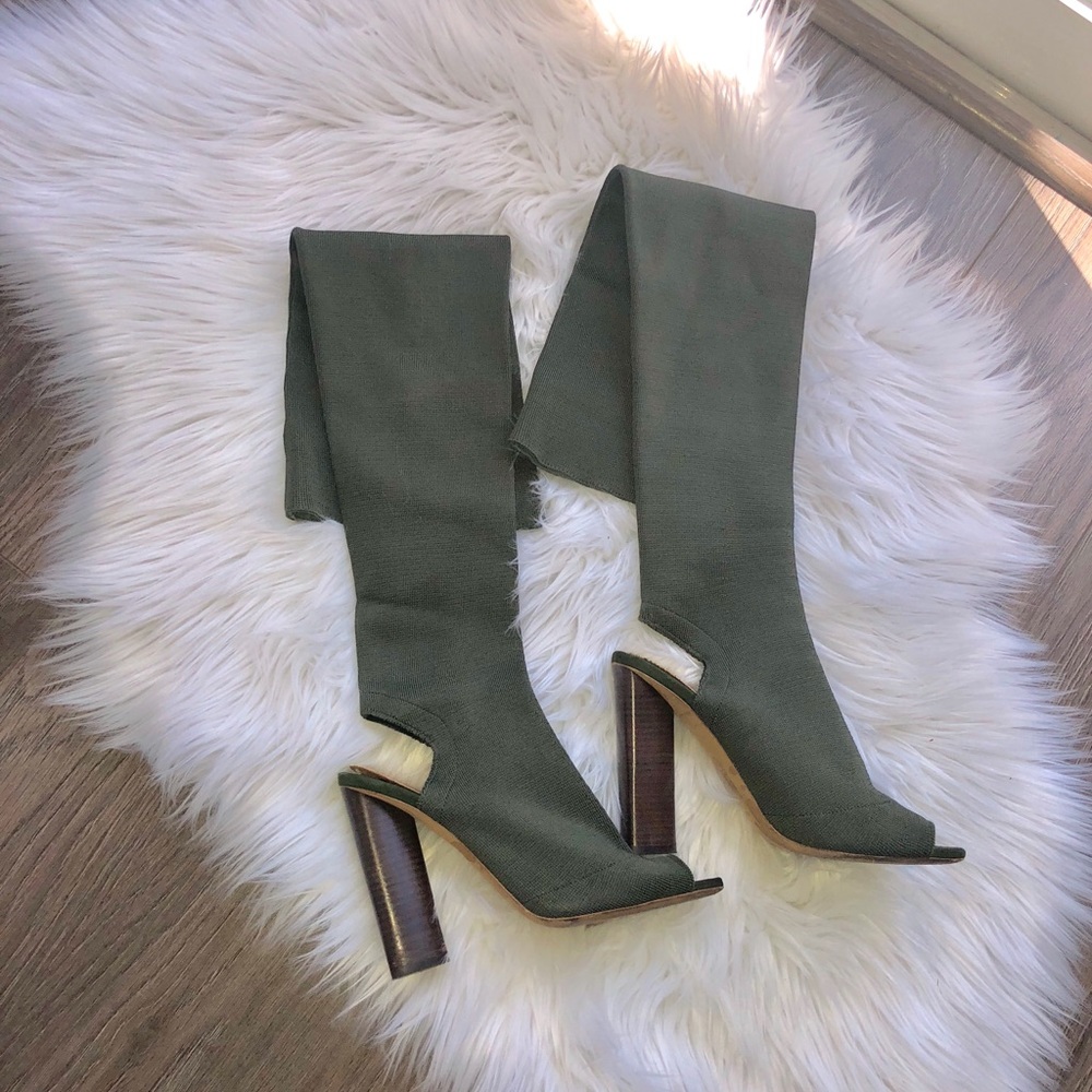 YEEZY SZN 2 OVER THE KNEE KNIT BOOTS